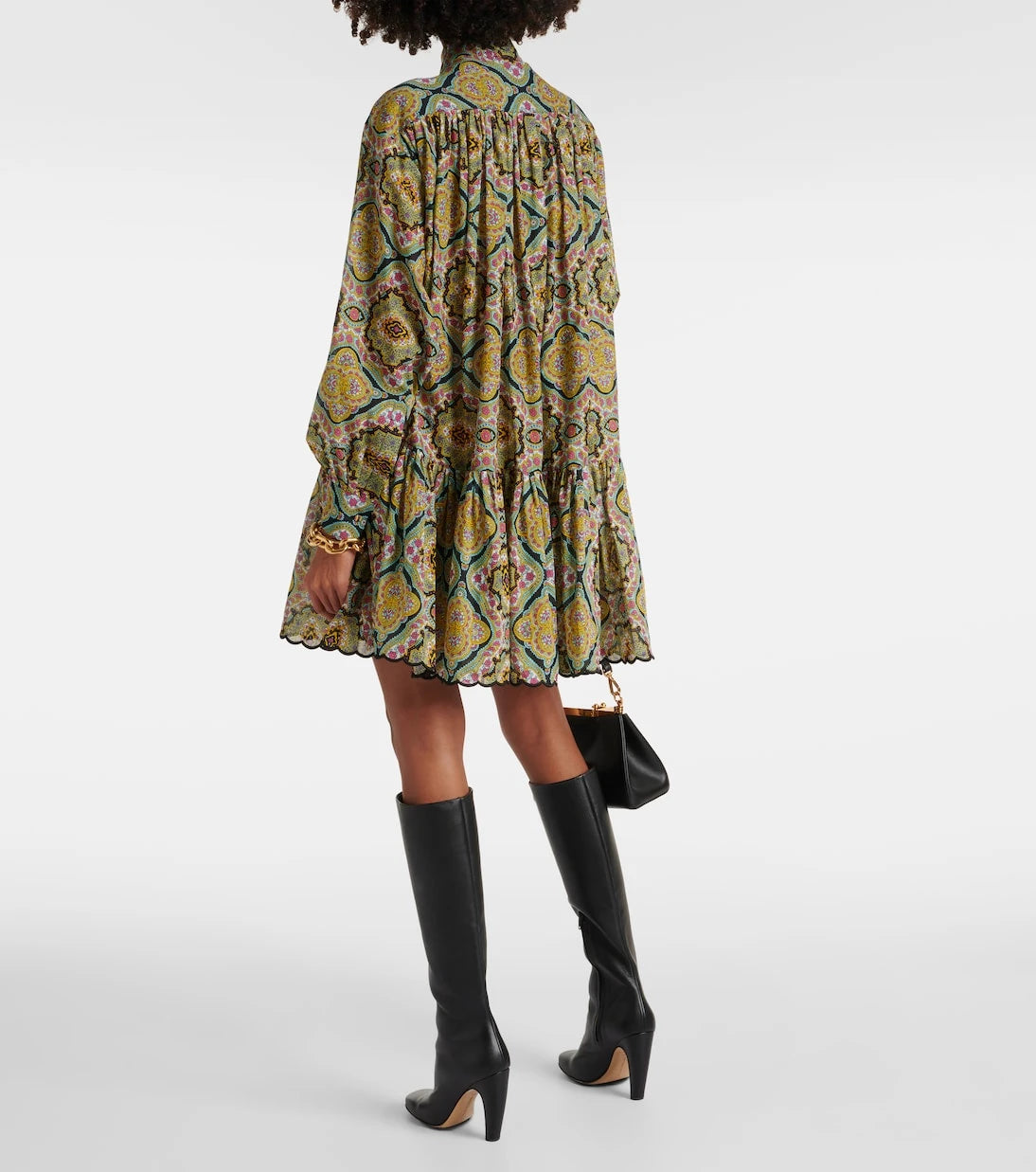 Etro - Printed cotton shirt dress