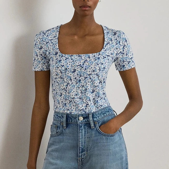 Lauren Ralph Lauren pamuklu kadın tişört
