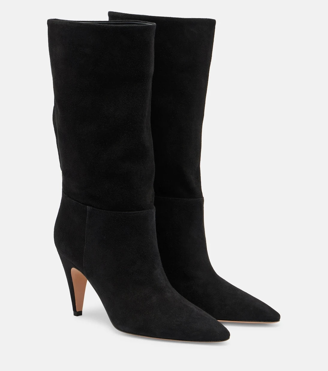 Gianvito Rossi - Elise suede mid-calf boots