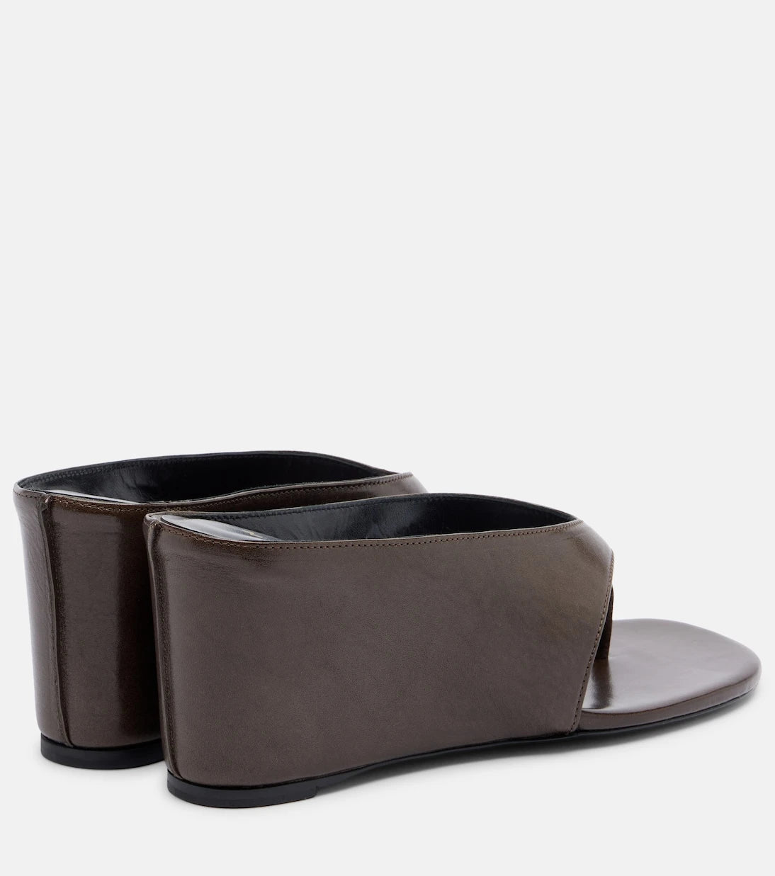 JUDE - Yaga leather wedge thong sandals