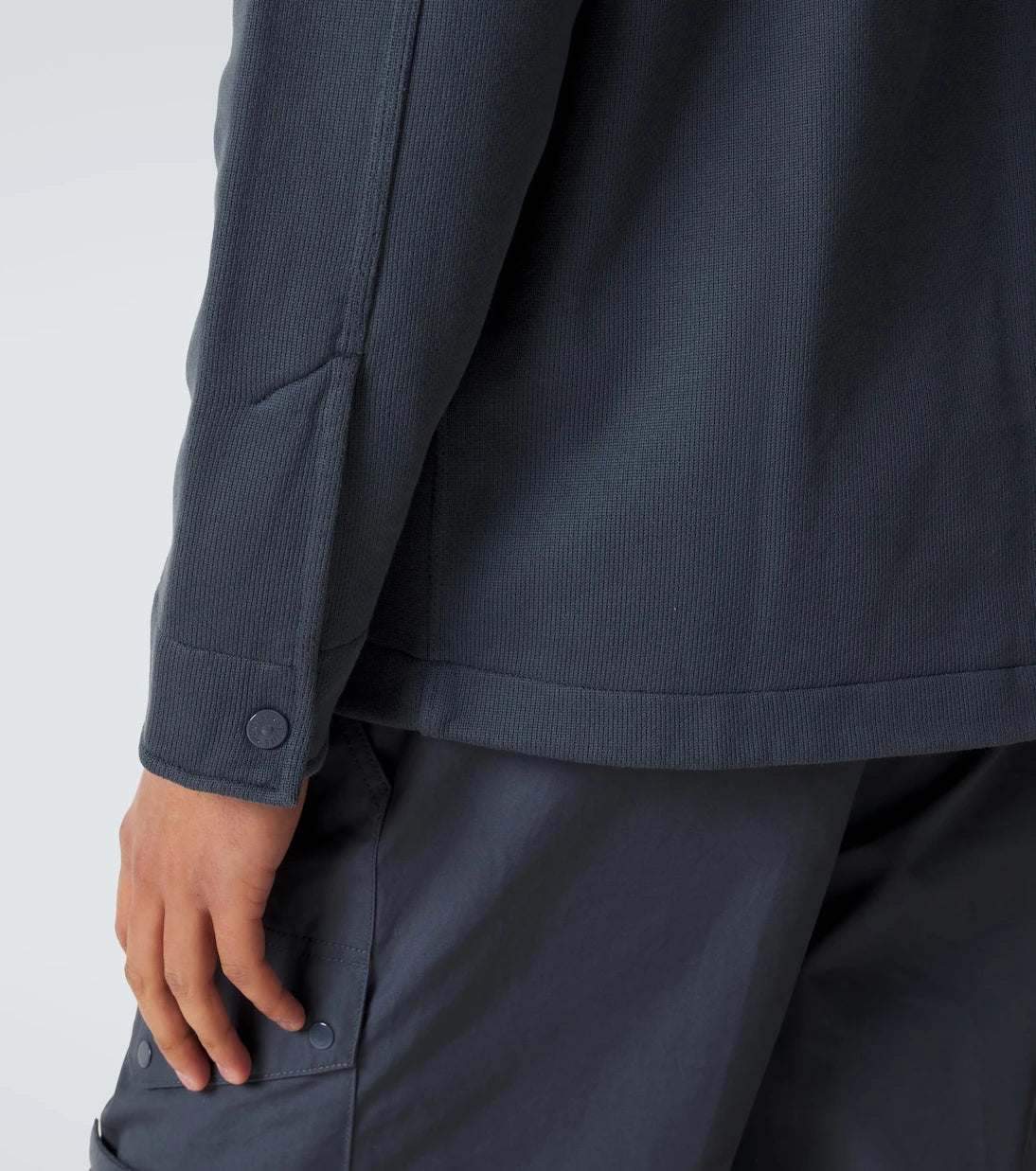 Stone Island - قميص من القطن والصوف