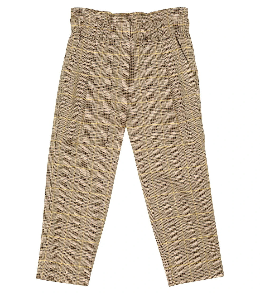 Brunello Cucinelli Kids - Checked stretch-cotton pants