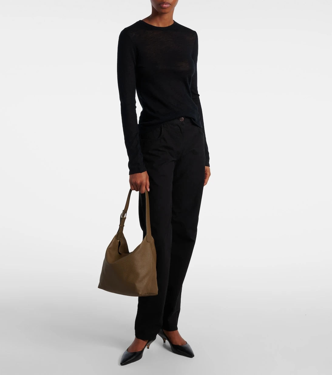 The Row - Isa leather shoulder bag