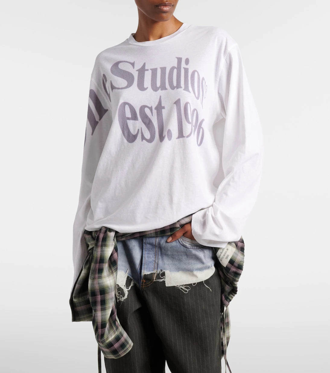 Acne Studios - Oversized cotton-blend jersey T-shirt