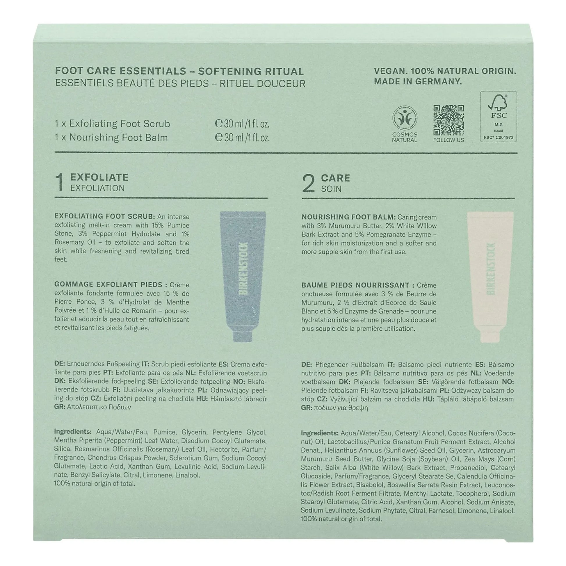 BIRKENSTOCK Care Essentials - Foot beauty essentials - gentle ritual