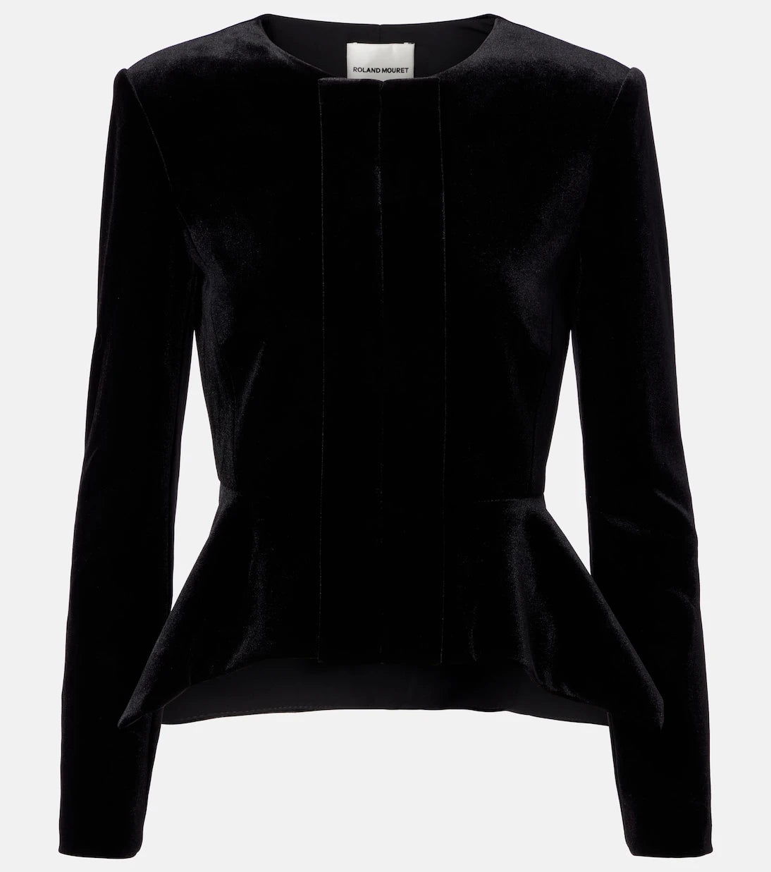 Roland Mouret - Peplum velvet jacket