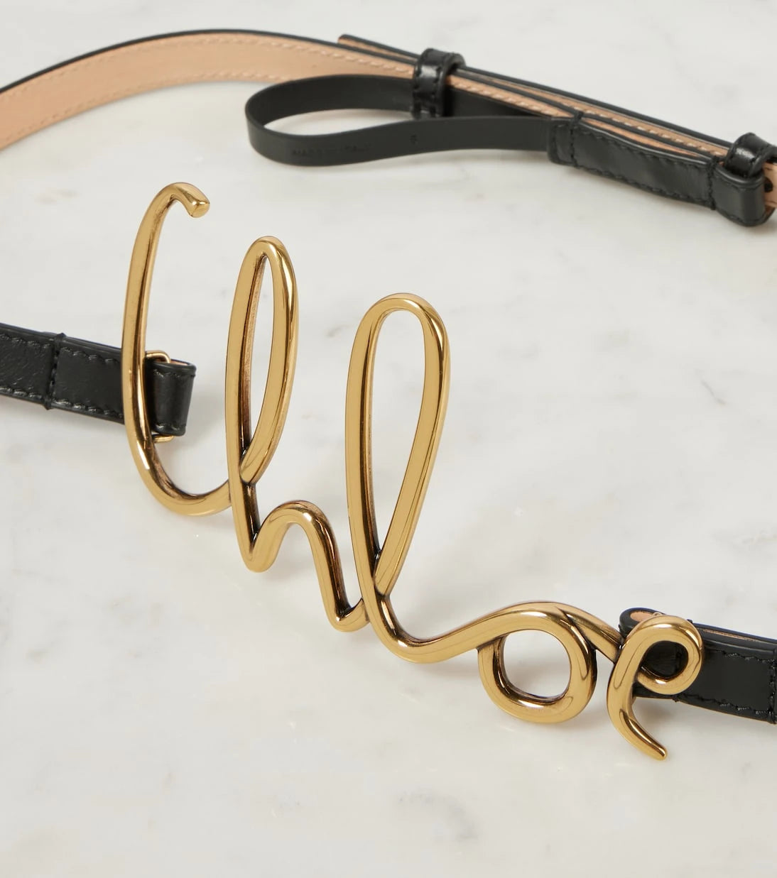 Chloé - Chloé Iconic slim leather belt