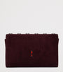 Red Paloma Leather Clutch Bag