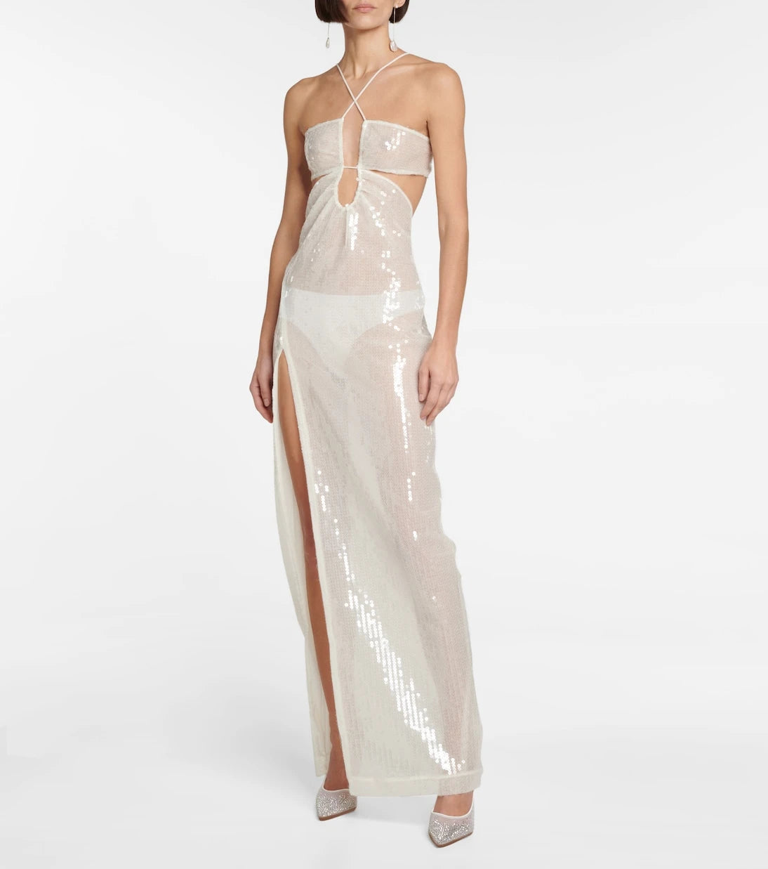 Nensi Dojaka - Bridal sequined tulle gown