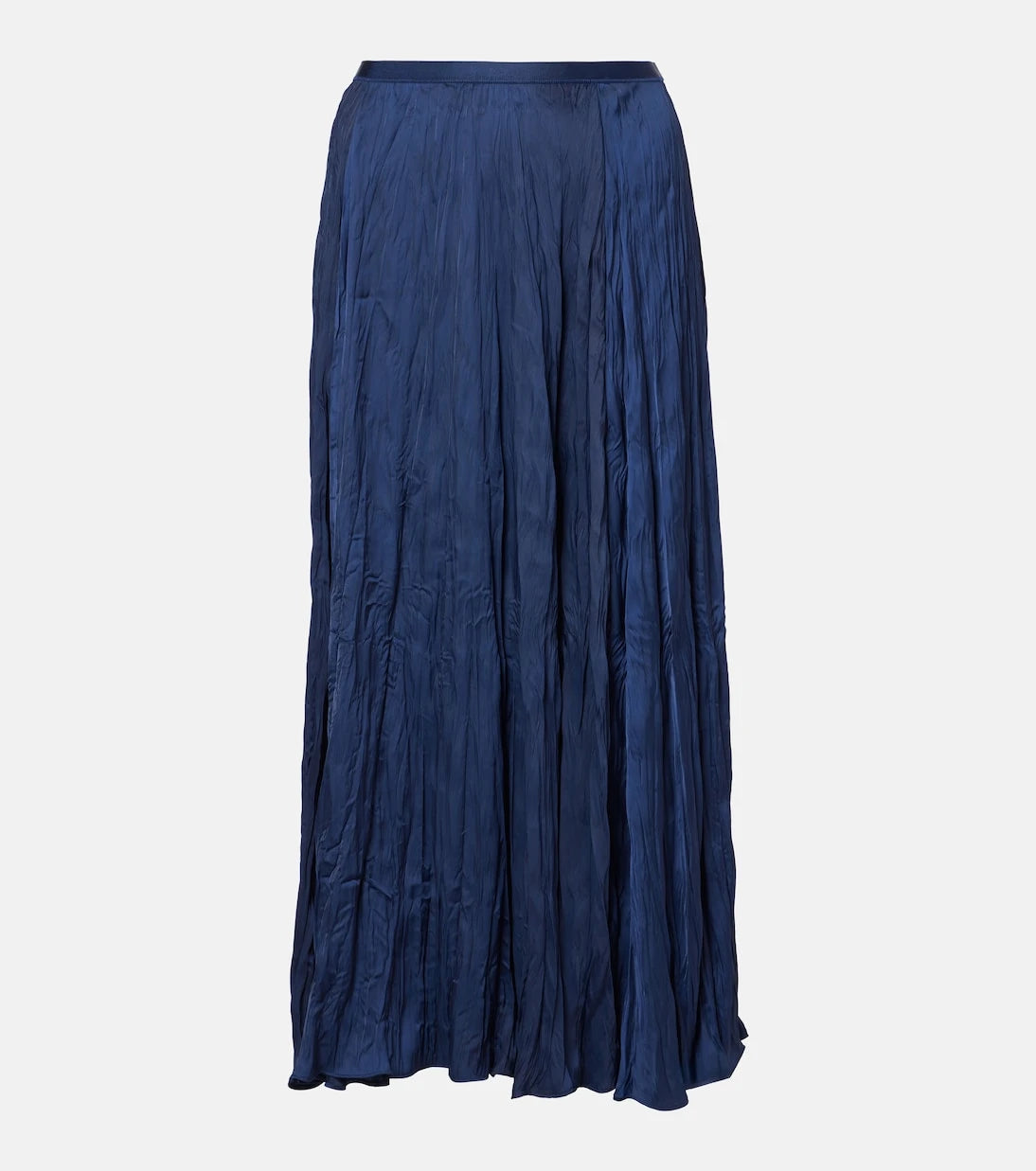 Polo Ralph Lauren - Crushed satin midi skirt