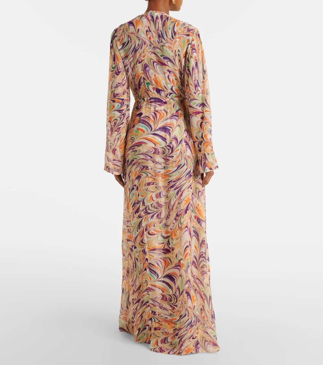 Alexandra Miro - Chloe printed georgette kaftan