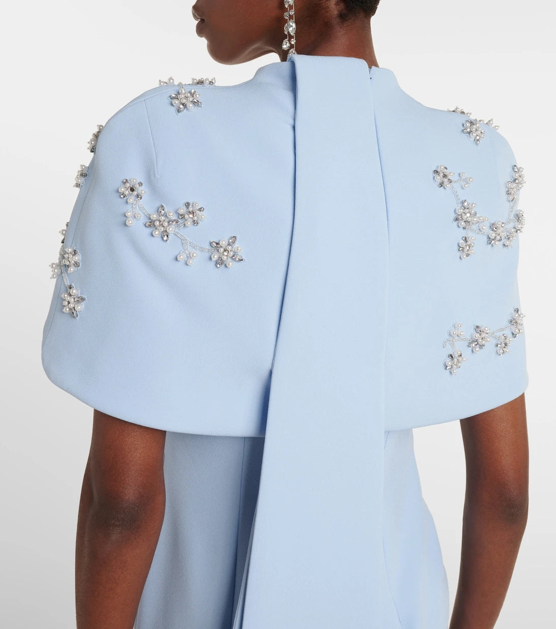 Safiyaa - Embellished caped gown