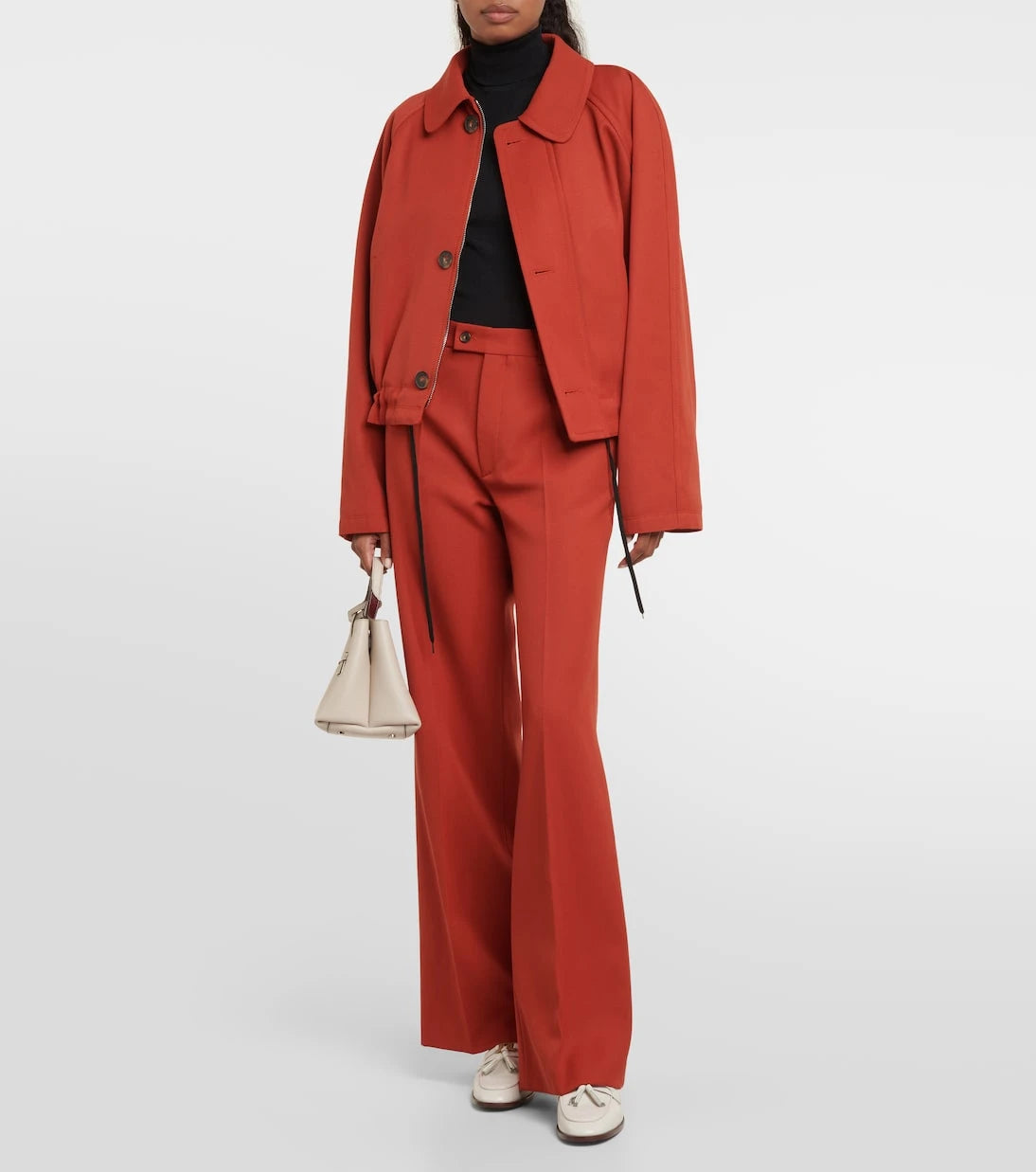 Tod's - Wool crêpe wide-leg pants