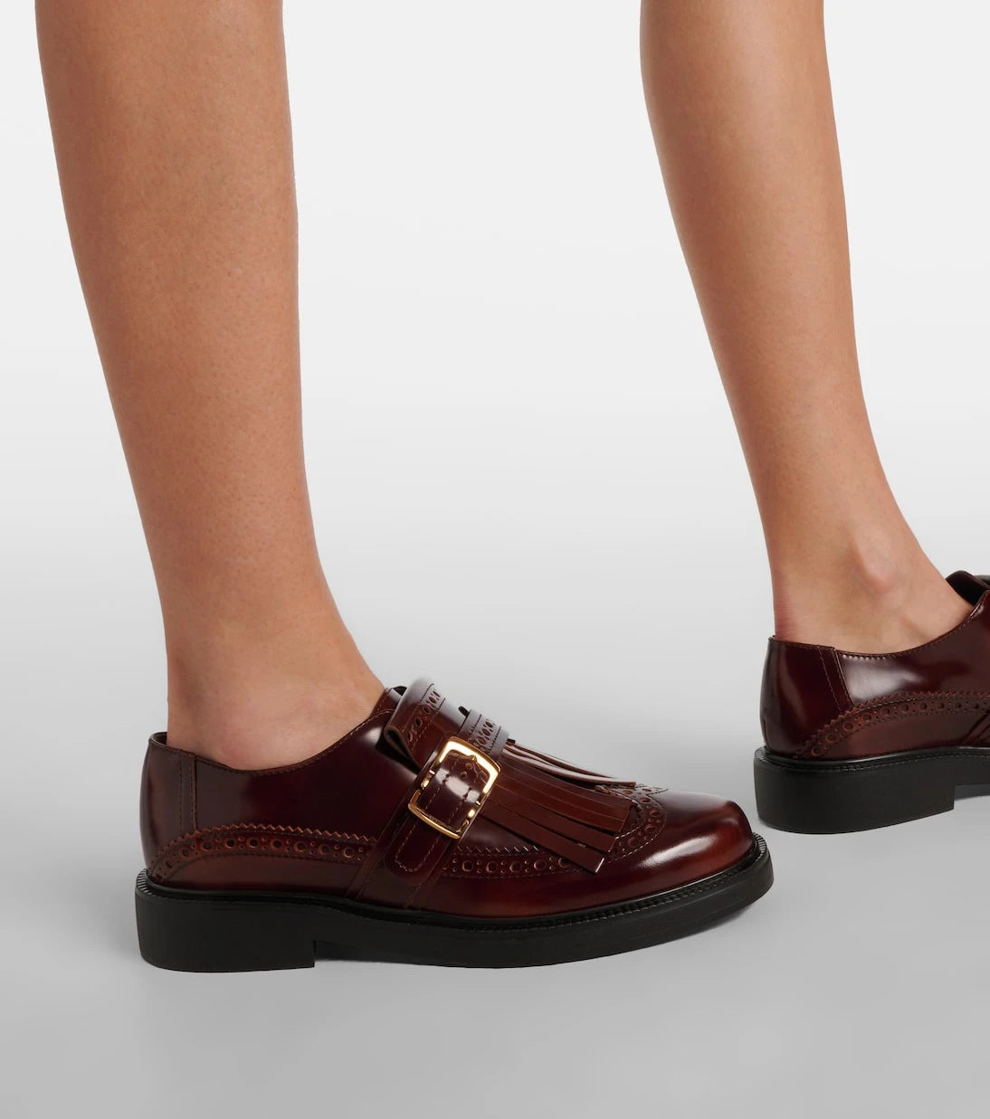 Tod's - Leather monk strap shoes