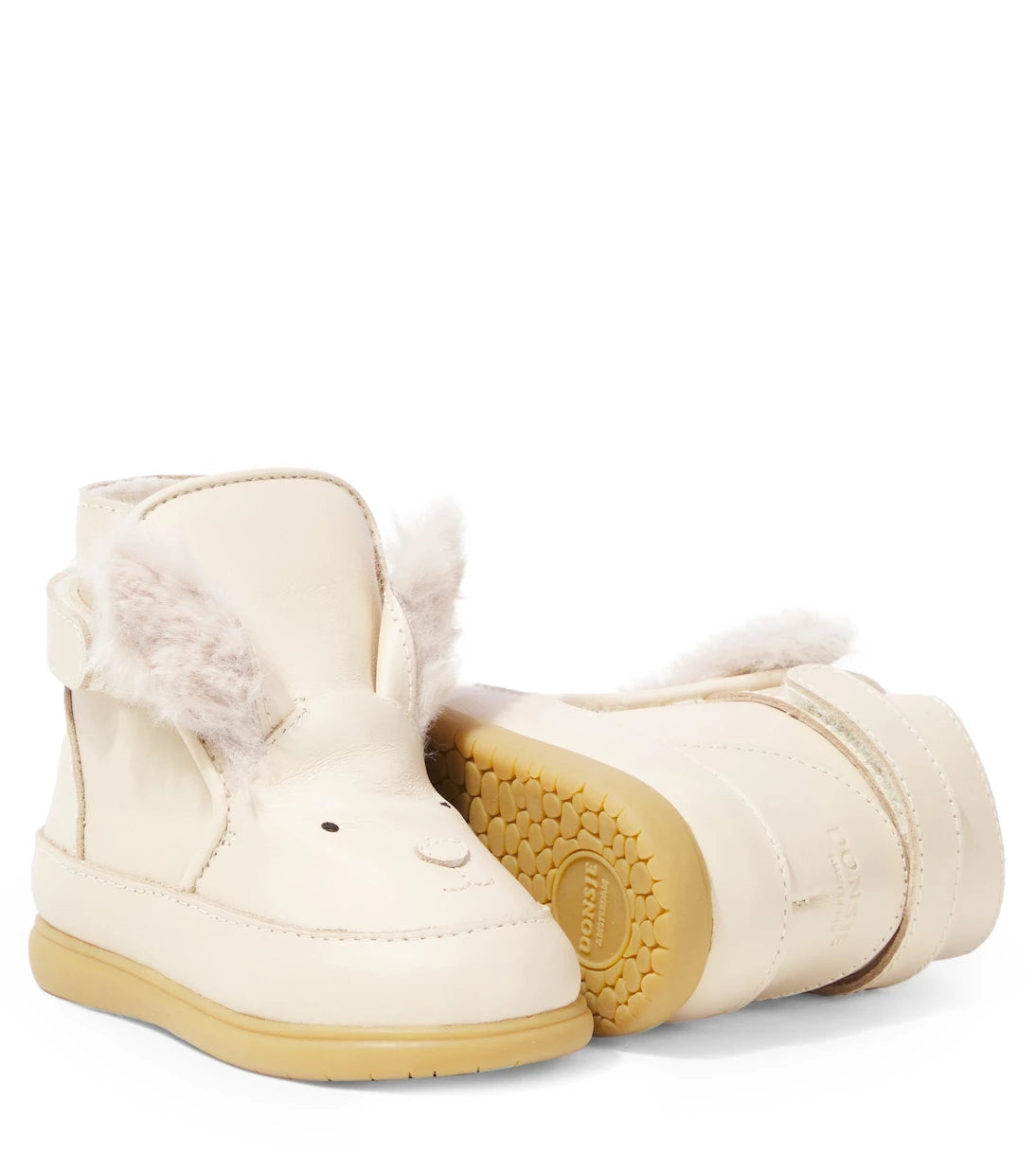 Donsje - Baby Dubu shearling-trimmed leather boots