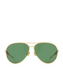 Bottega Veneta BV1305S Green-Tinted Sunglasses