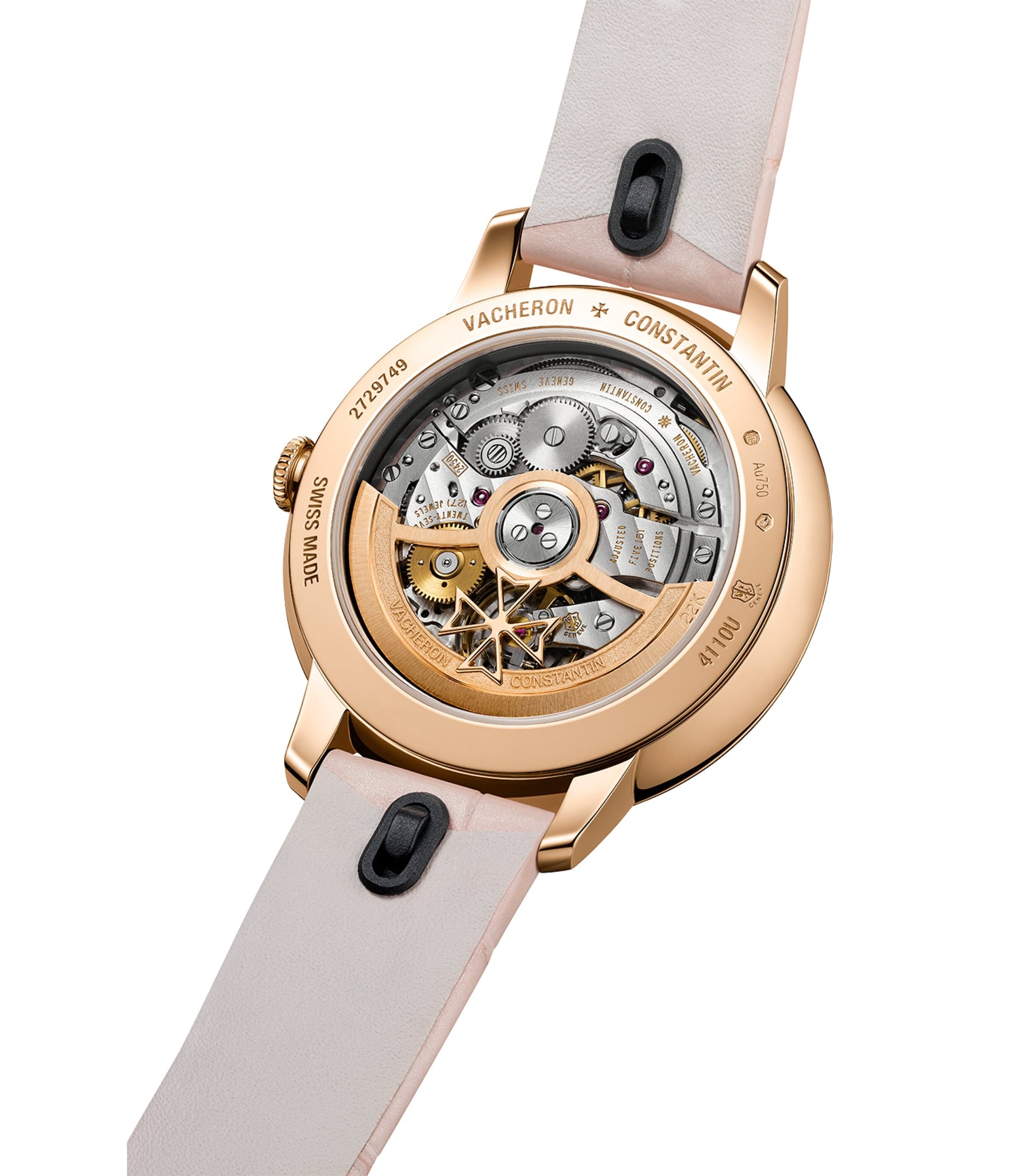 Rose Gold and Diamond Patrimony Self-Winding Watch 36.5mm