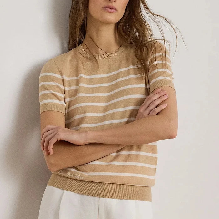 Lauren Ralph Lauren kısa kollu kadın modelli kazak
