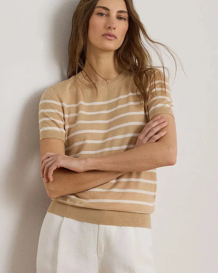 Lauren Ralph Lauren kısa kollu kadın modelli kazak
