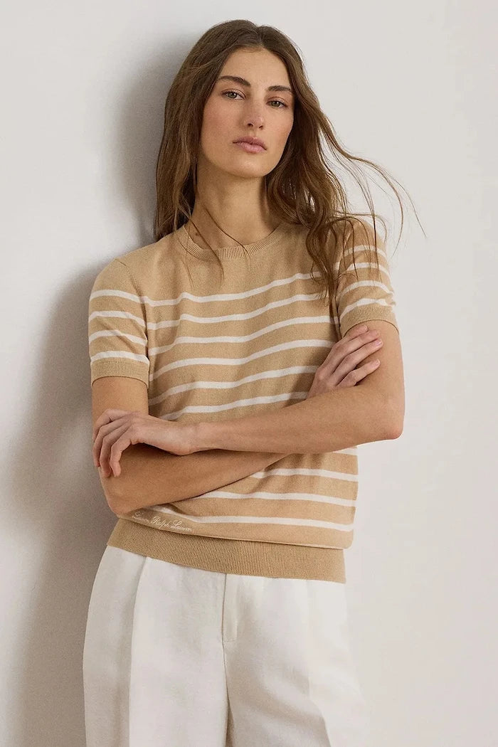 Lauren Ralph Lauren kısa kollu kadın modelli kazak