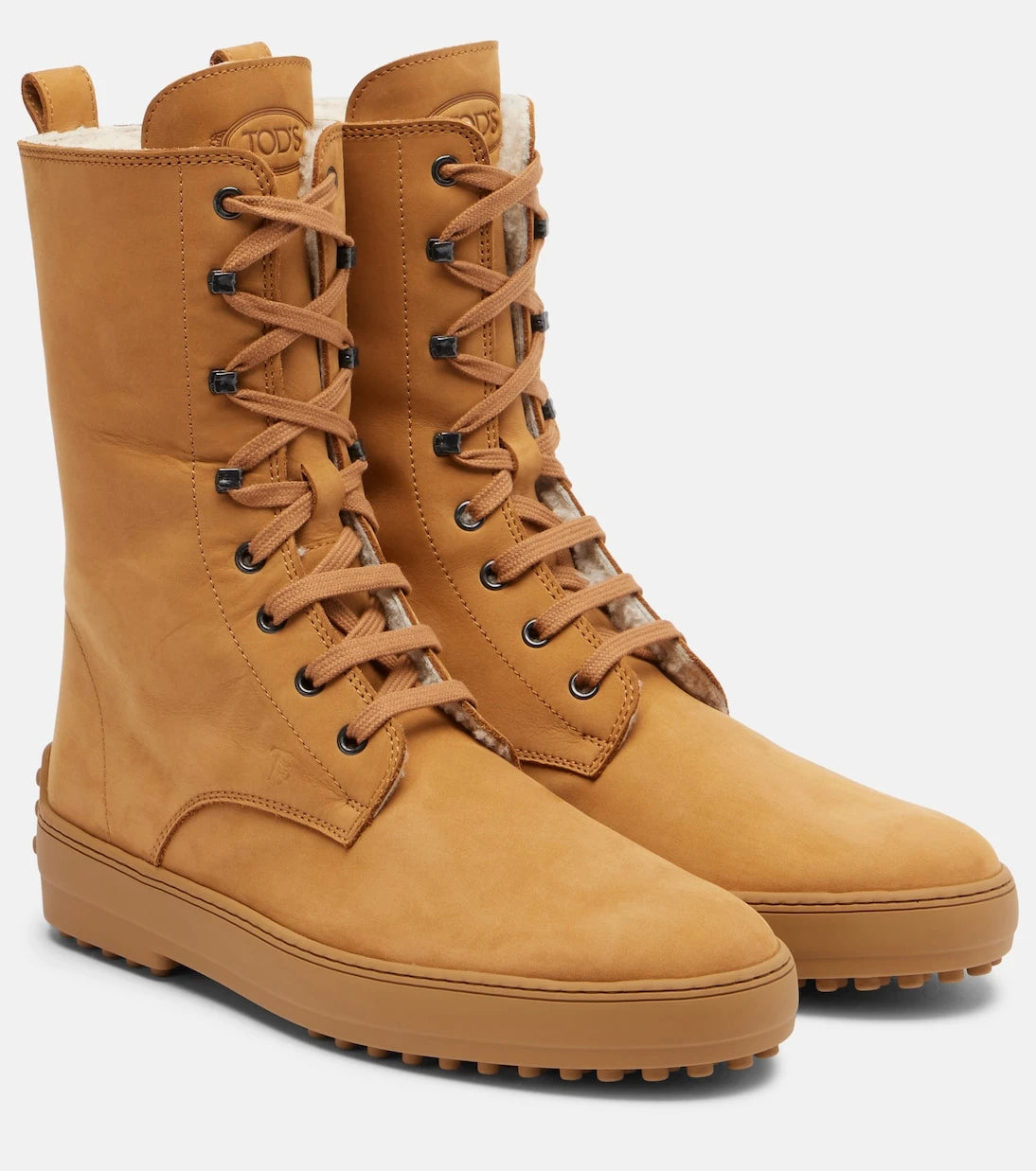 Tod's - Winter Gommino leather lace-up boots