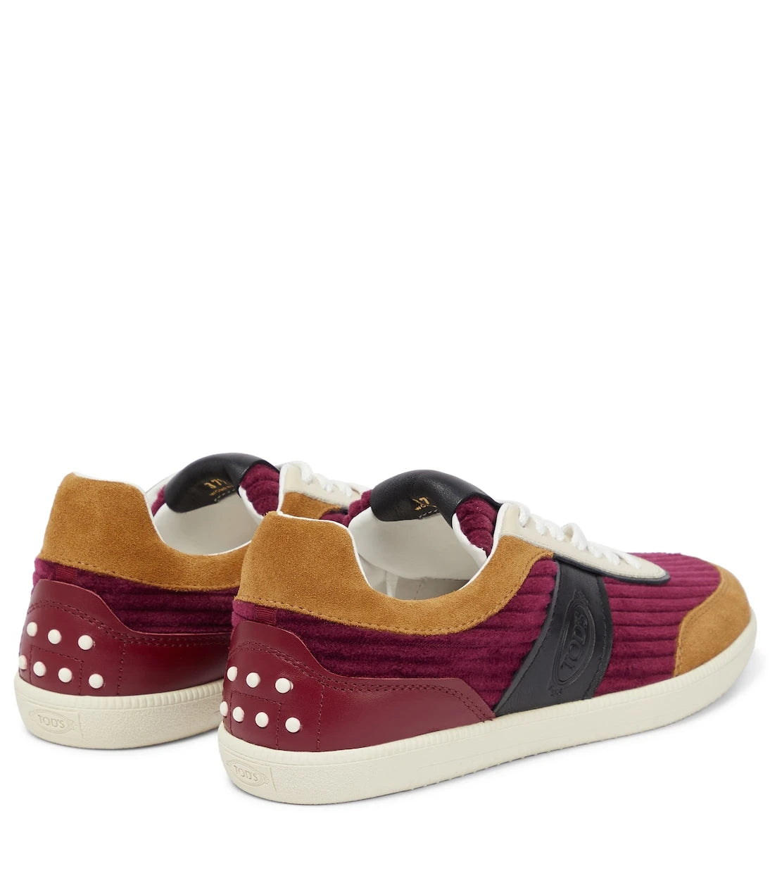 Tod's - Tabs ribbed velvet sneakers
