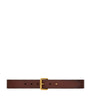 Brown Leather Motorcycle Belt