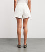 GANNI White Organic Cotton Elasticated Shorts