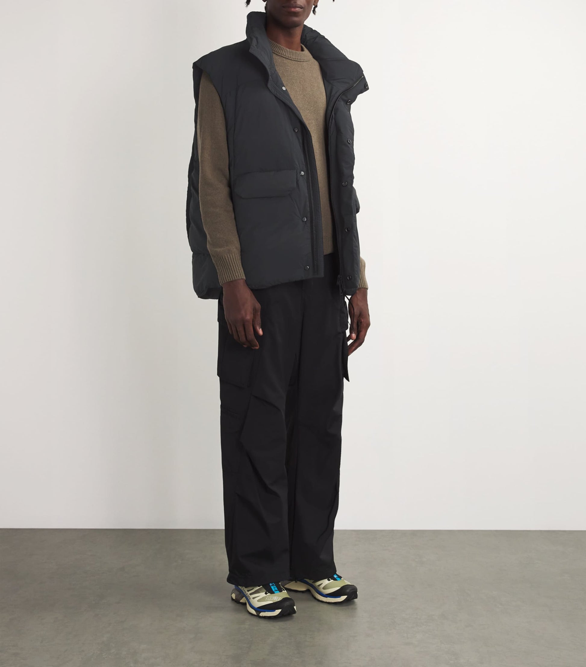 Canada Goose Black Down Water-Repellent Wilu Puffer Gilet