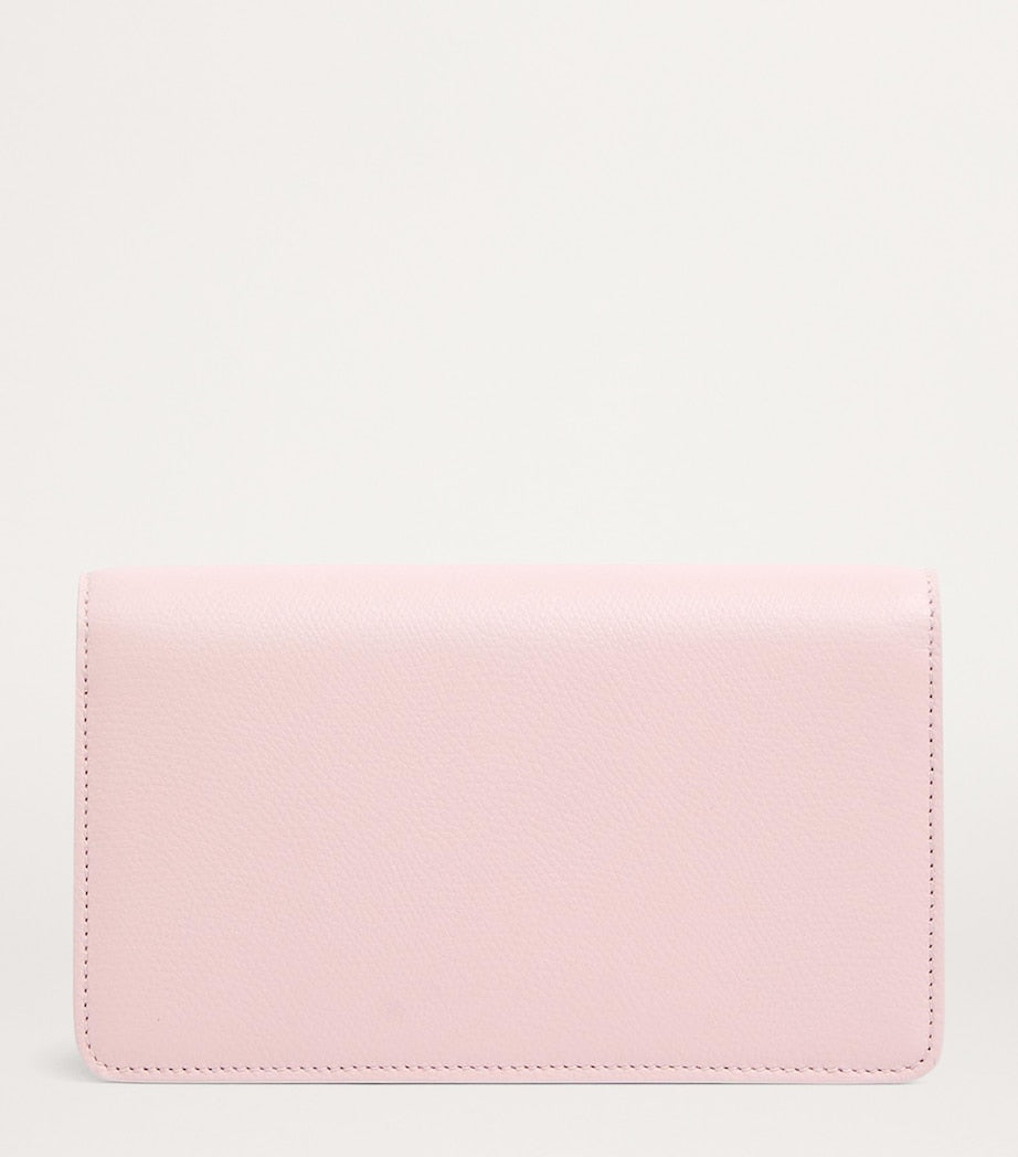 Valentino Garavani Pink Mini Calf Leather VLogo Shoulder Bag