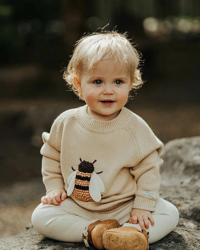 Donsje Valenthe Sweater Bee Bebek Pamuklu Kazak
