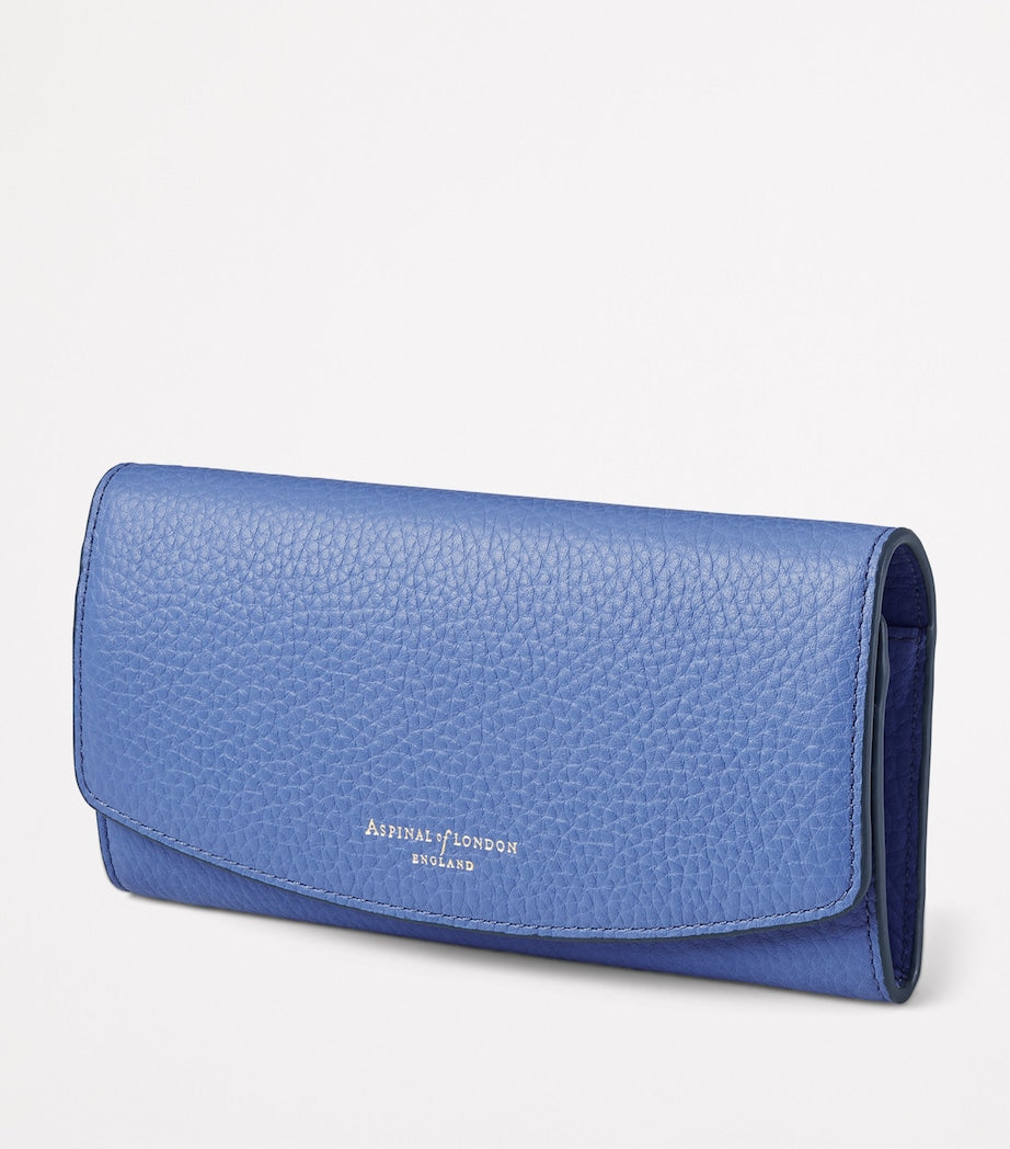 Blue Leather Essential Purse