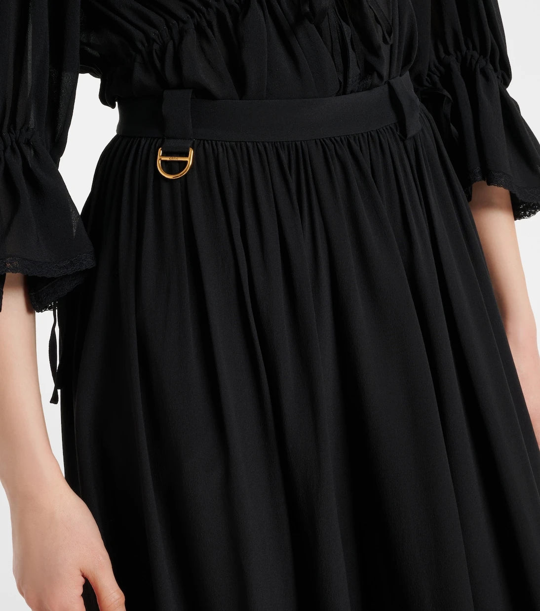 Chloé - Silk crêpe de chine balloon pants