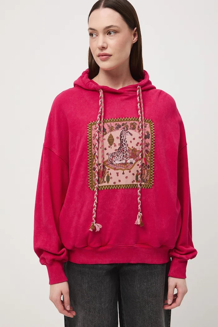 Medicine kadın pamuklu kapüşonlu sweatshirt