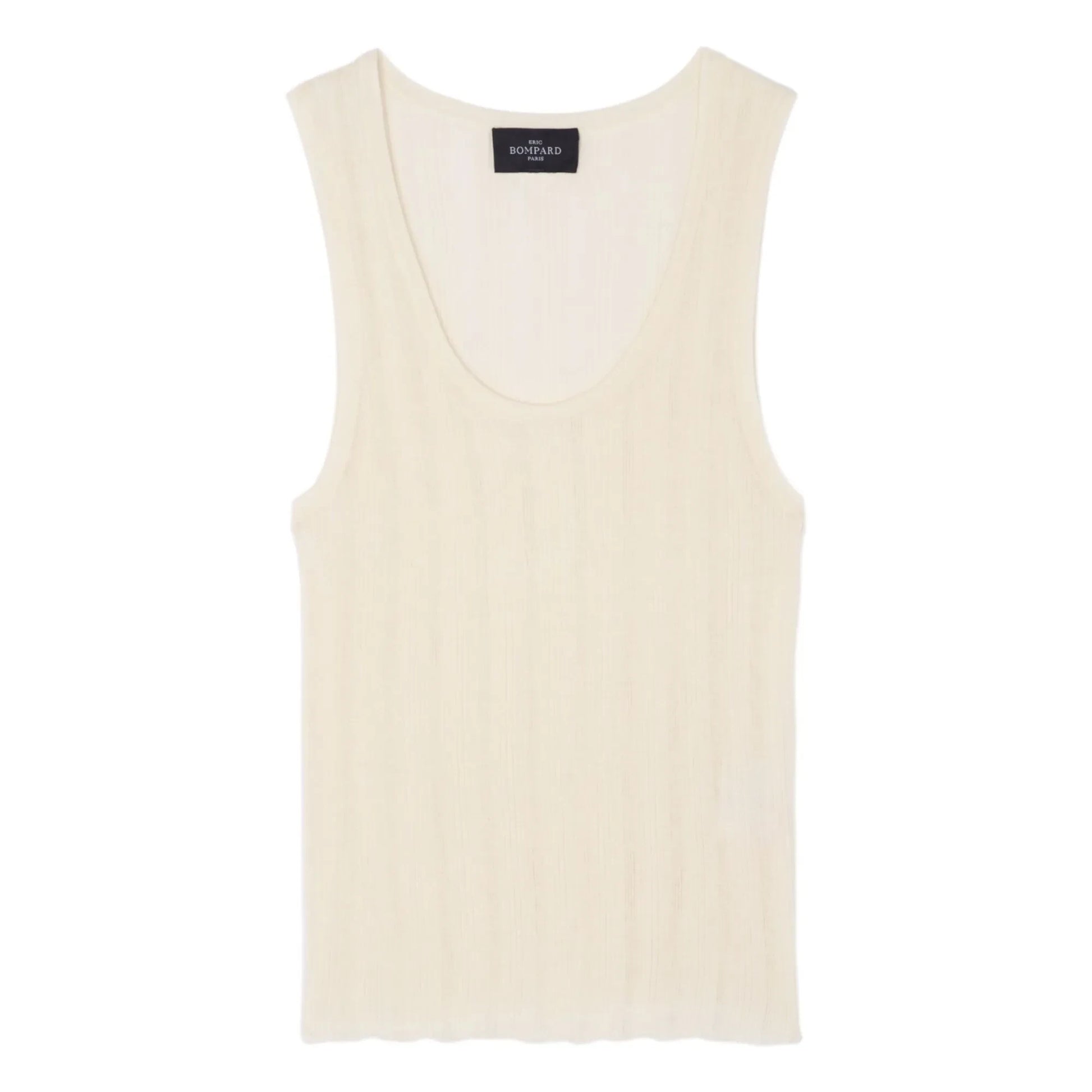 Bompard - Ribbed Tank Top | Cream