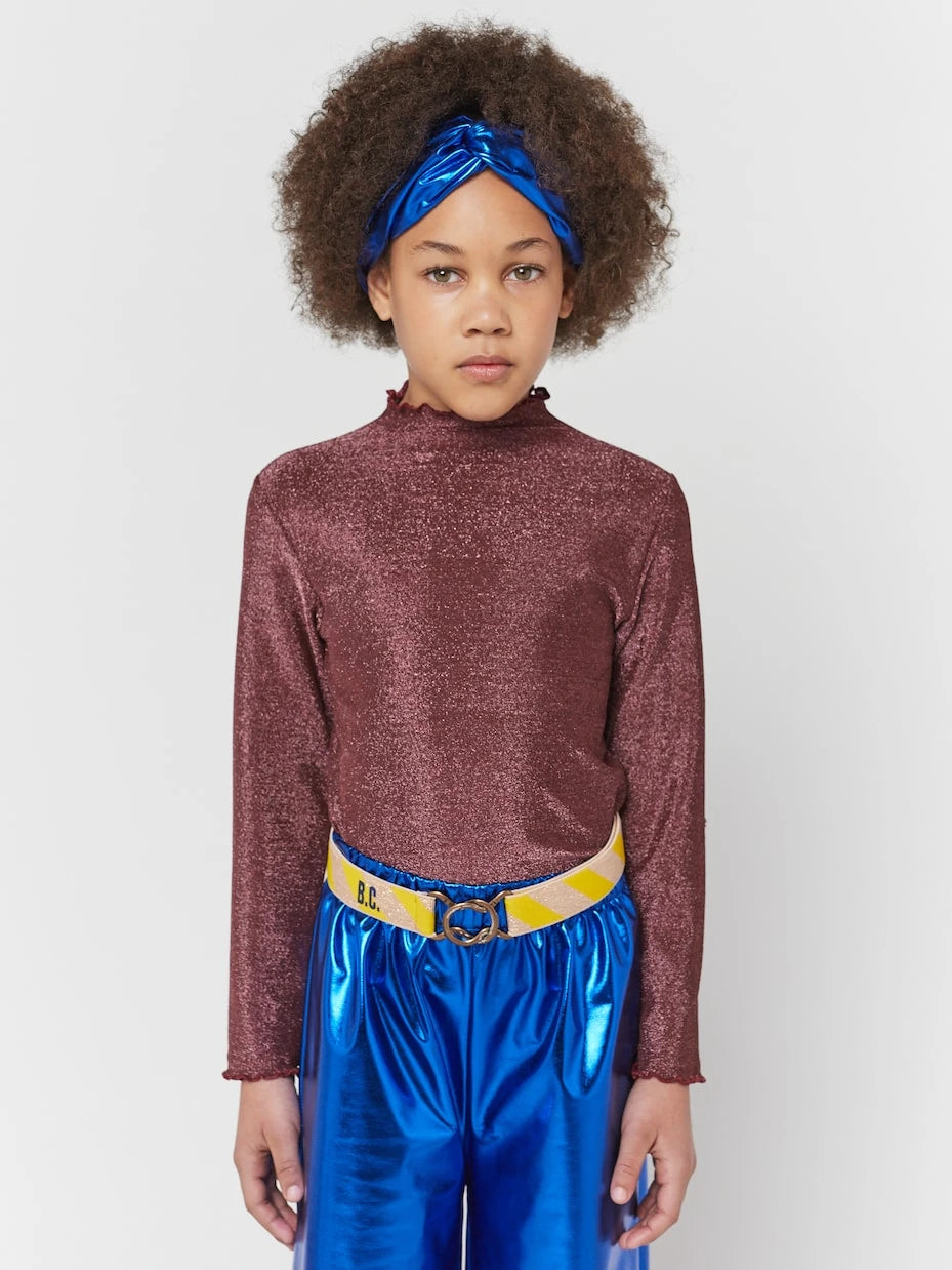 Bobo Choses - Glitter turtleneck top