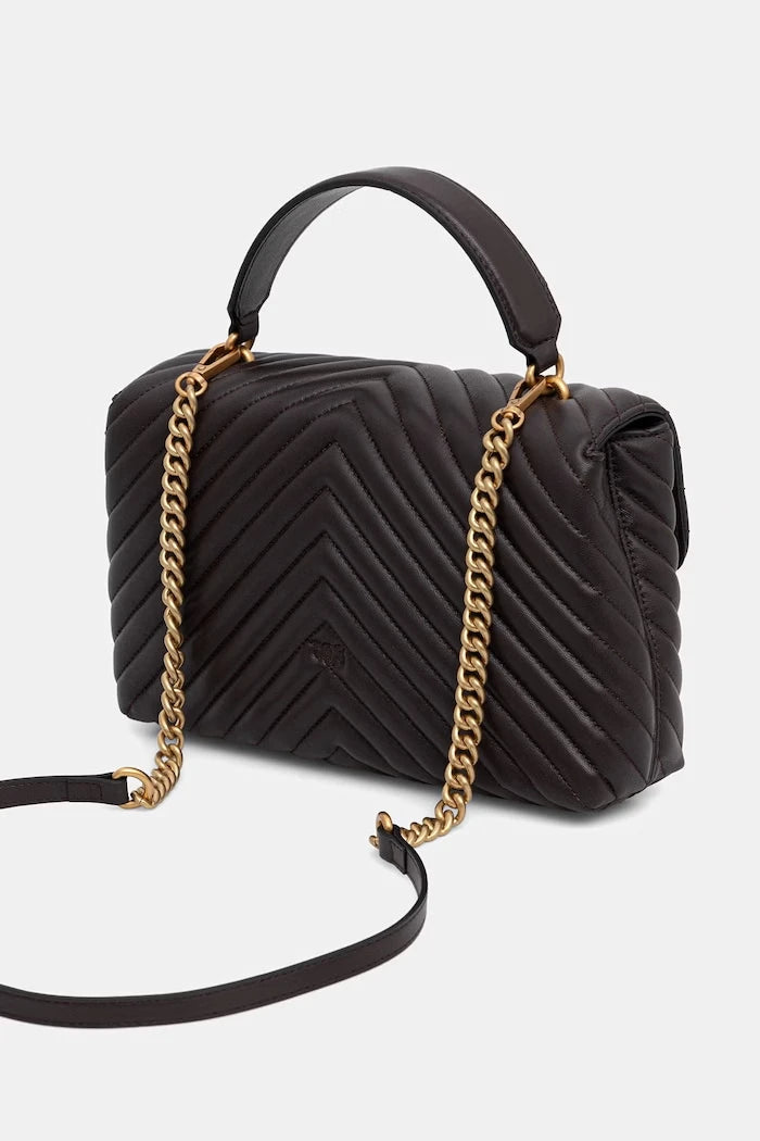 Pinko kadın deri crossbody çanta