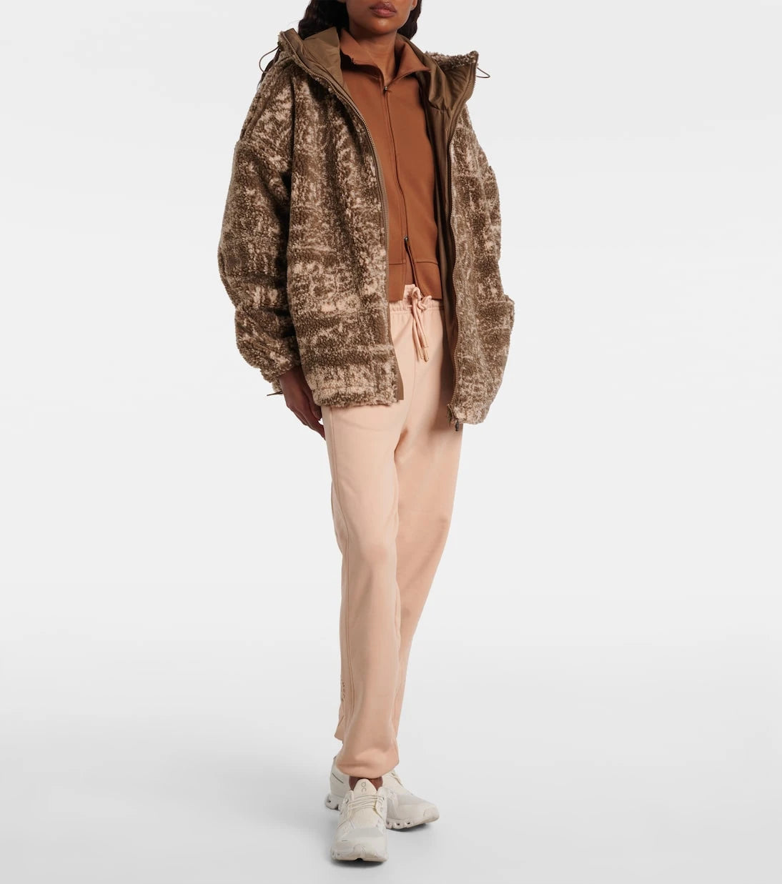 Adidas by Stella McCartney - سويت شيرت بشعار محبوك