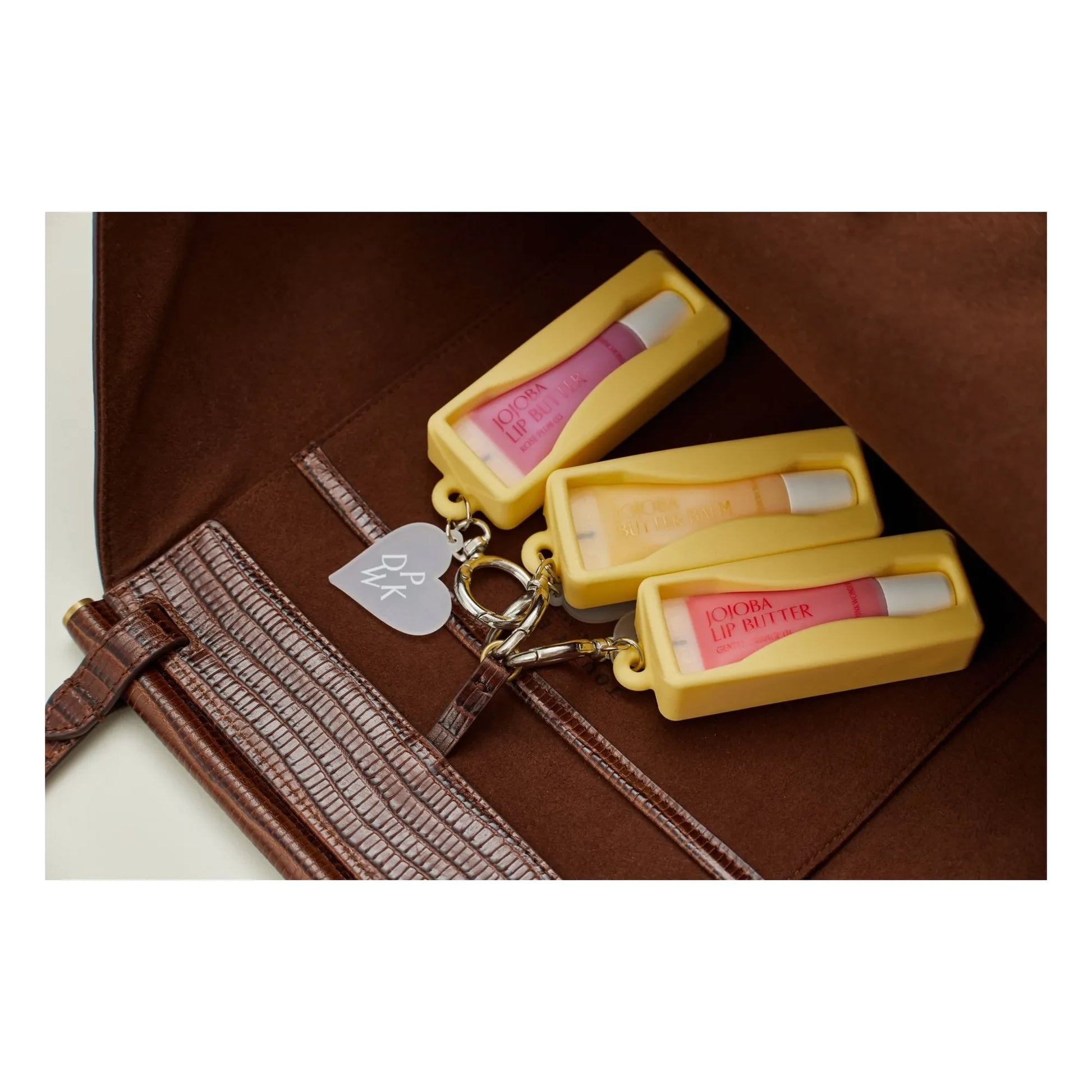 PINKWONDER - Silicone key ring for lip balm