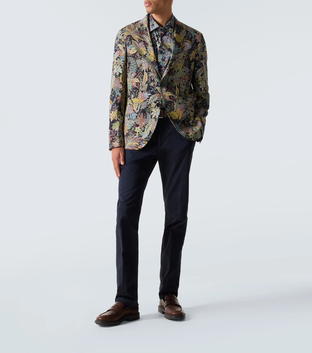 Etro - Roma printed wool-blend blazer