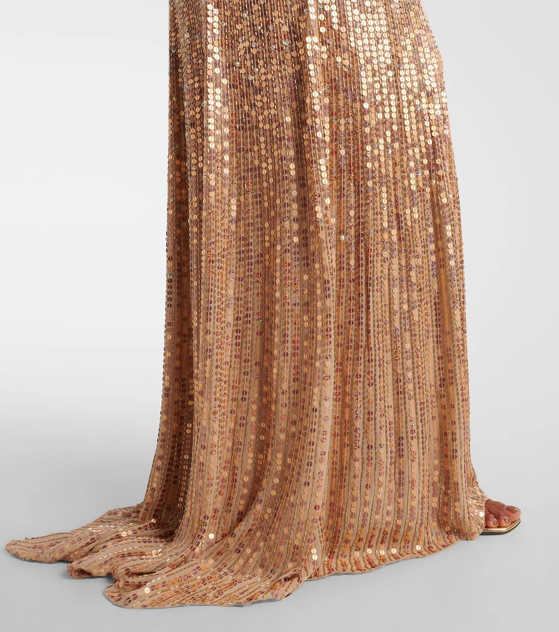Jenny Packham - Benue embellished silk gown