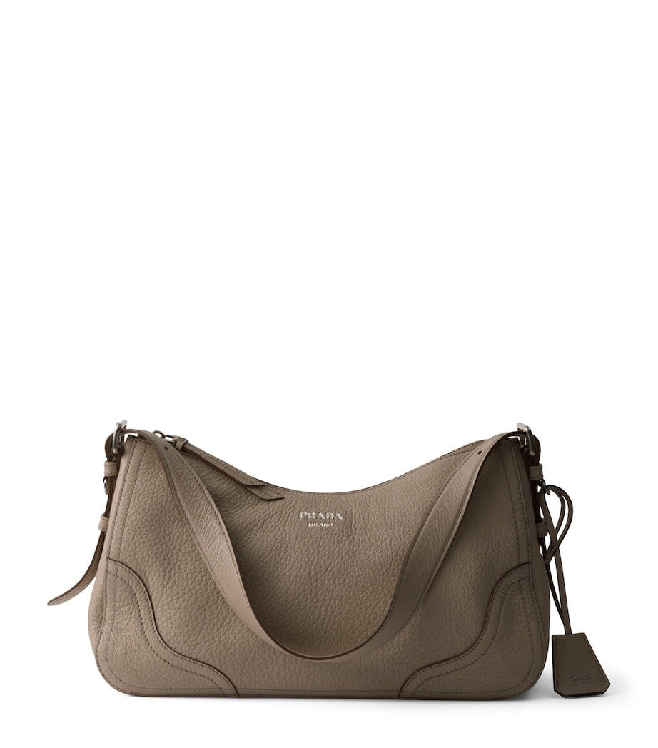 Large Leather Aimée Shoulder Bag