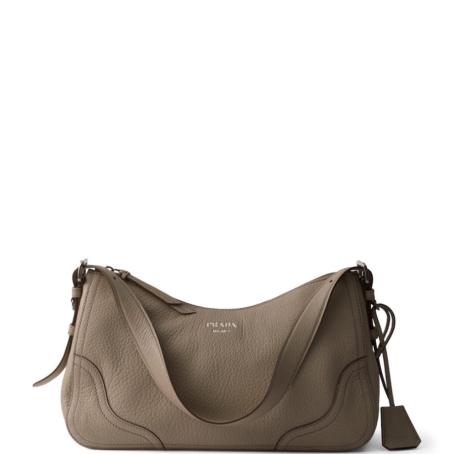 Large Leather Aimée Shoulder Bag