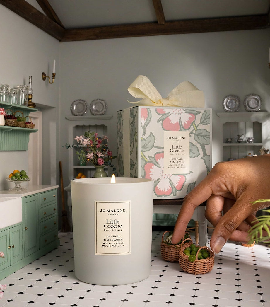 Jo Malone London x Little Greene Special Edition Lime Basil & Mandarin Scented Candle (200g)