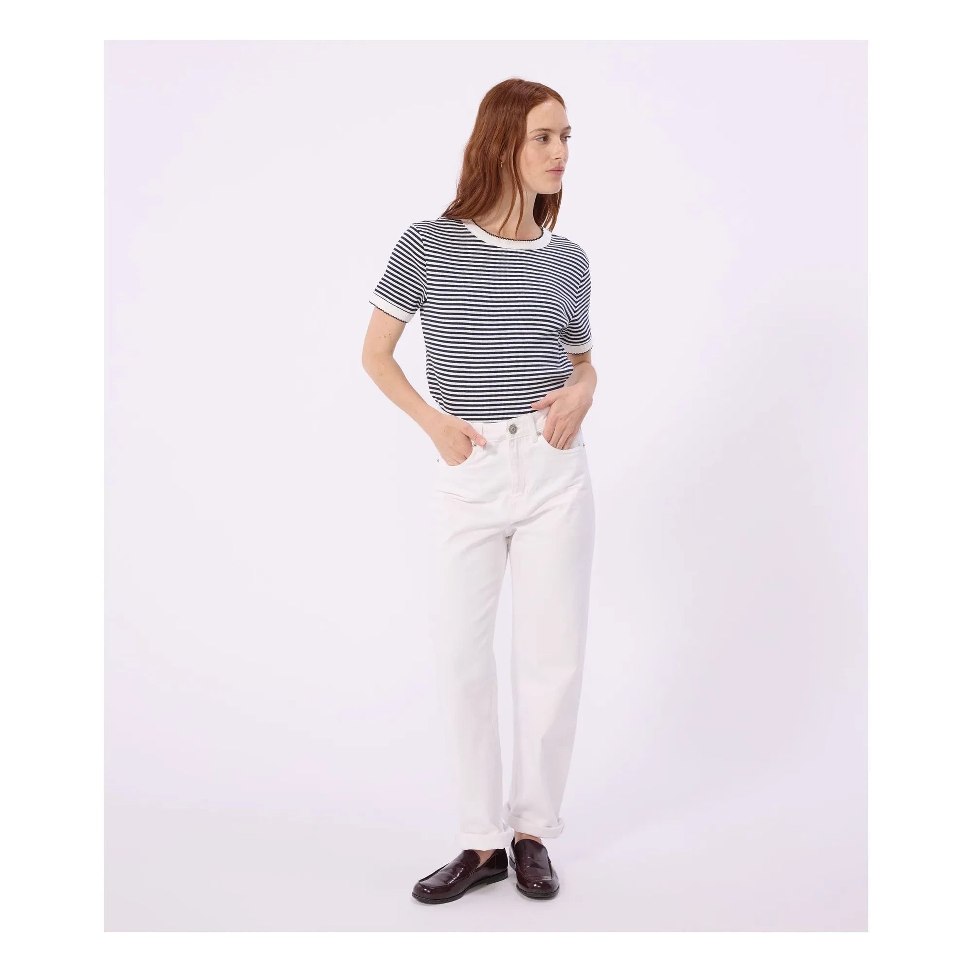 Petit Bateau - Iconic Striped T-shirt | Navy blue