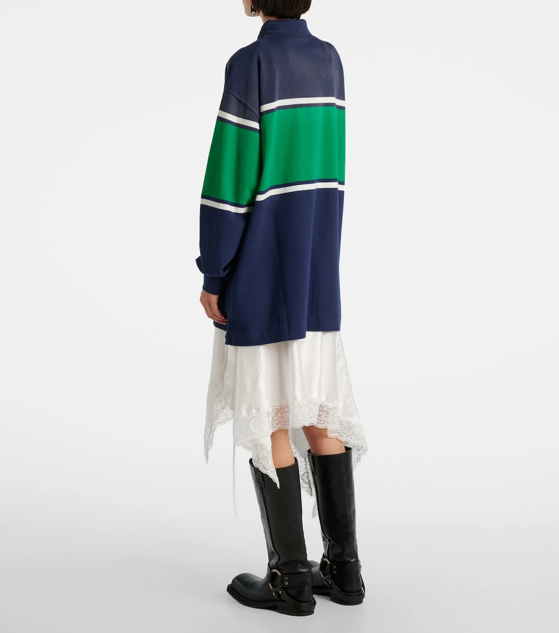 Acne Studios - فستان بولو من جيرسي القطن