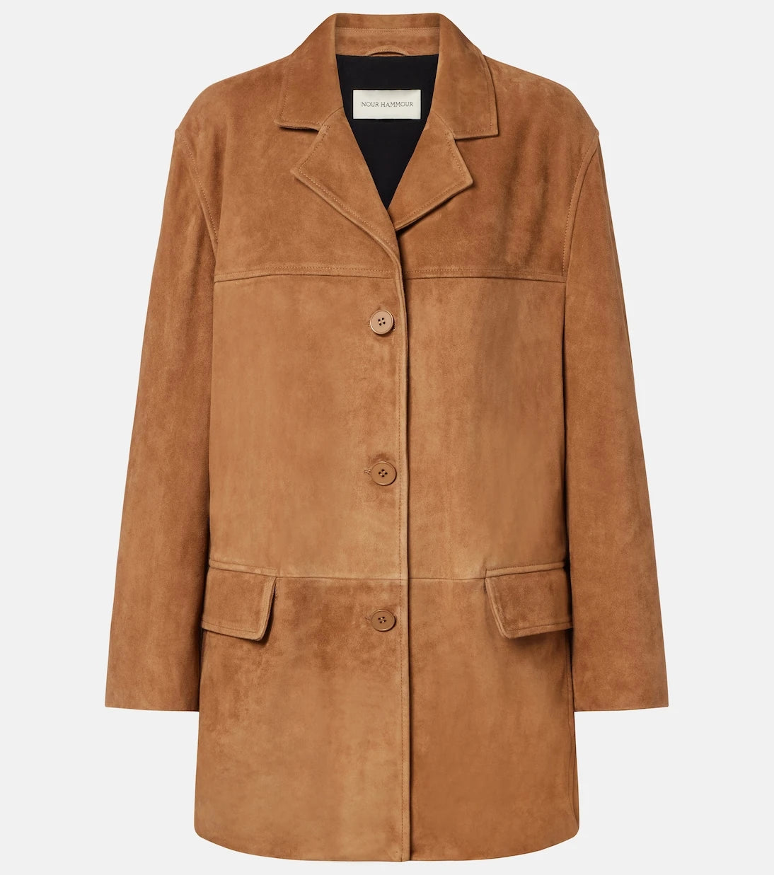 Nour Hammour - Voltia suede jacket