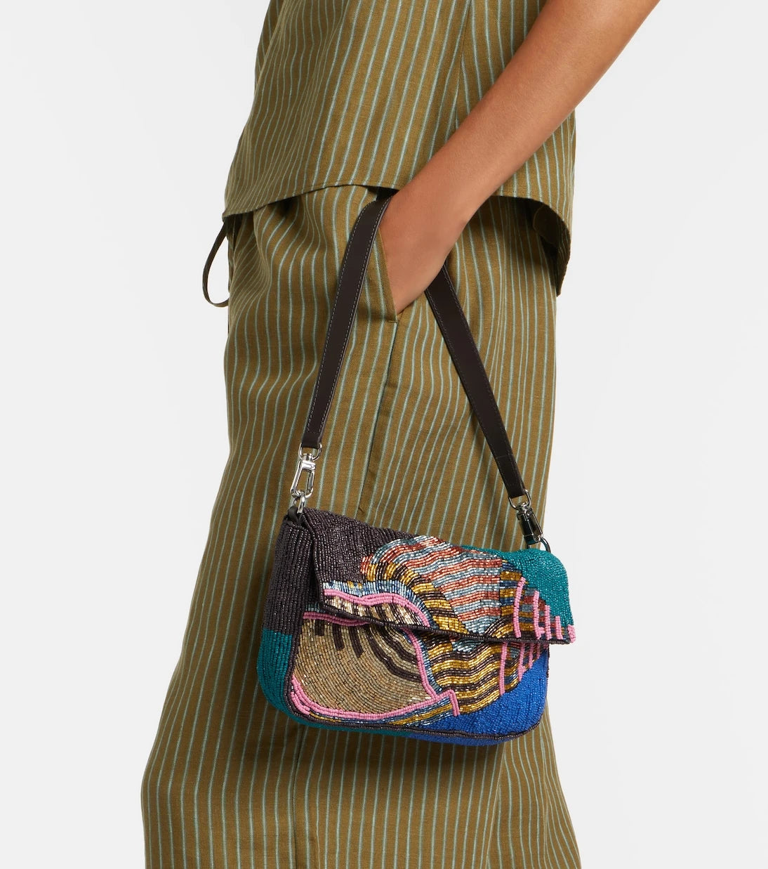 Staud - Timmy beaded shoulder bag