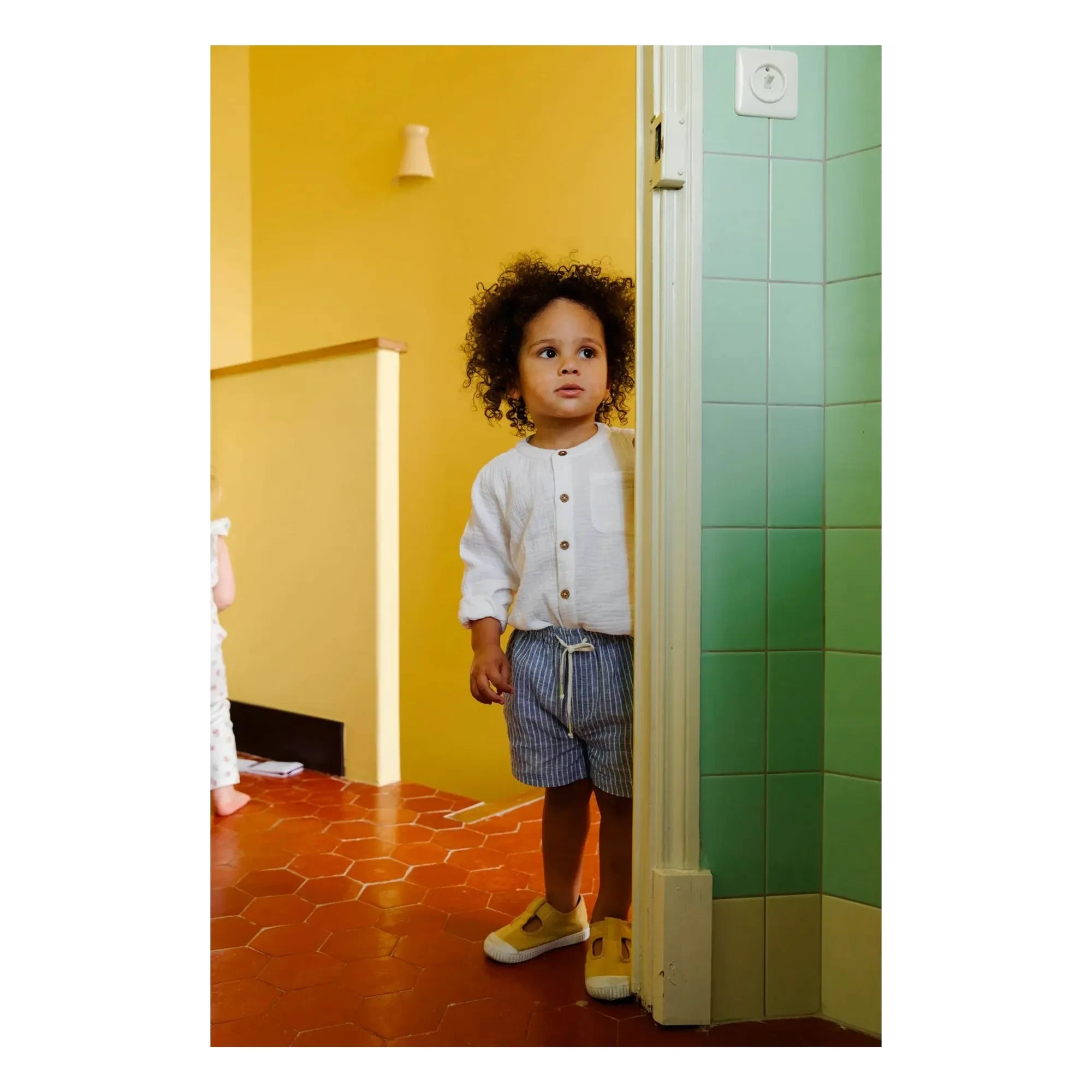 Louise Misha - Amod organic cotton gauze shirt | White