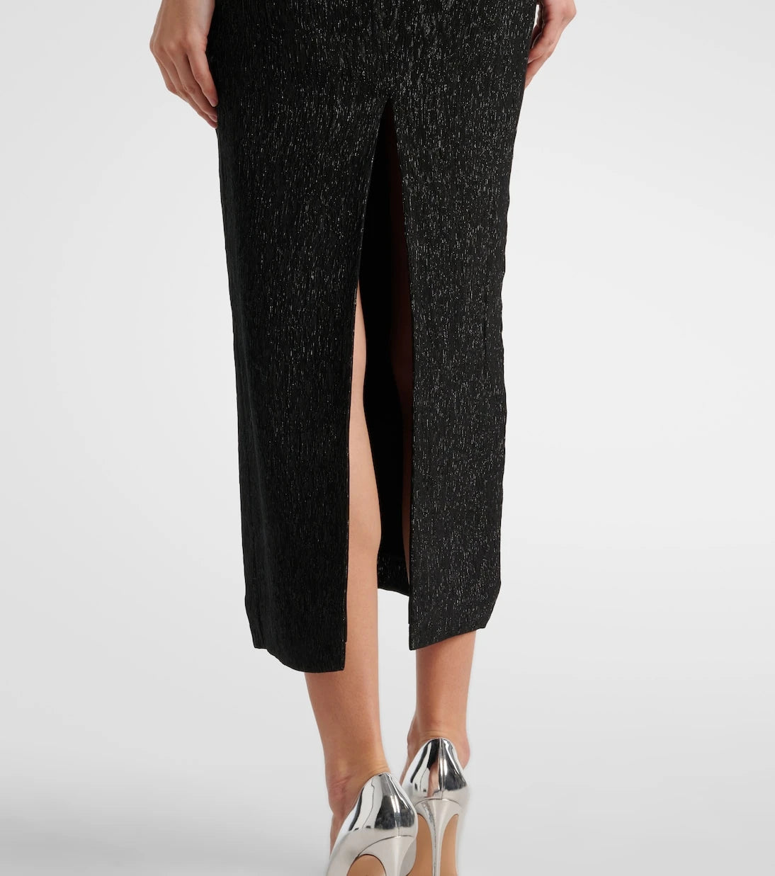 Maticevski - Singular open-back lamé cocktail dress